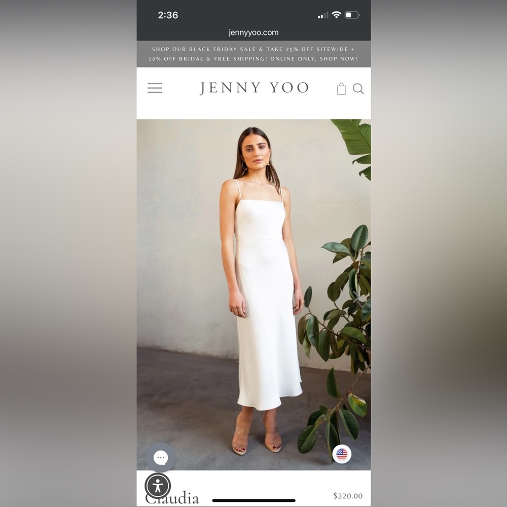 Jenny Yoo Claudia Dress NWT Size 14